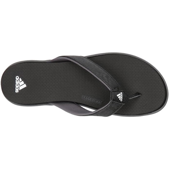 Adidas Cloudfoam One Black Flip Flops - Picture 3 of 10